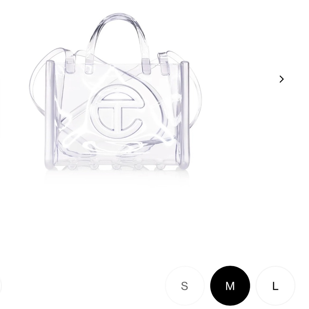 Clear Telfar x Melissa Shopper Bag
